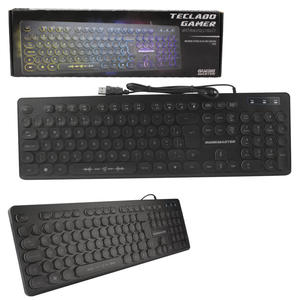 Teclado Gamer USB Multimidia Led 5 Cores KM76 KMEX KM76 KMEX