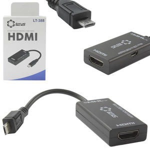 Conversor Micro Usb Para HDMI Mhl Smartphone E Tablet MHL LOTUS LT-388 LT-388 LOTUS