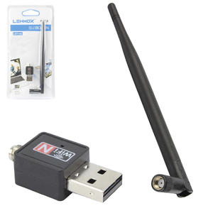 Adaptador Wireless 150 Mbps ANATEL Com Antena USB 2.0 LEHMOX LEY-142 LEY-142 LEHMOX