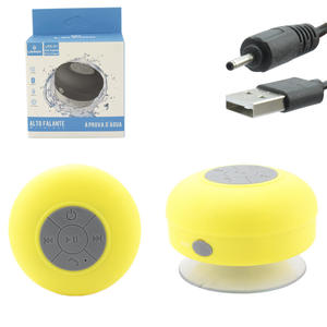 Caixa De Som 3W Bluetooth Á Prova D'água Amarelo LES-X1 LEHMOX