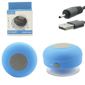 Caixa De Som 3W Bluetooth Á Prova D'água Azul LES-X1 LEHMOX