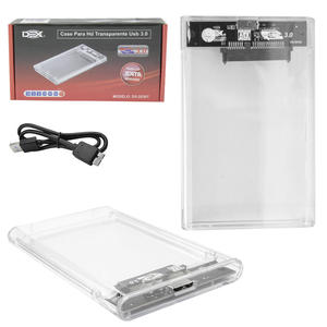 Case De Gaveta USB 3.0 HD 2.5 Sata Externo Transparente DX-2530T DEX