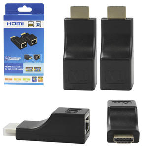 Extensor Hdmi 2.0 Para Saída RJ45 Cat6 Até 30 Metros Ultra HD 4K/ 2K Cat6 Cat6 GENERICO