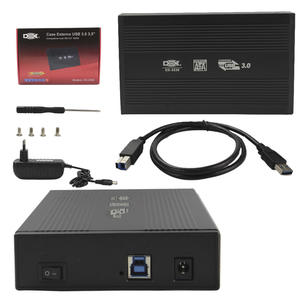 Case Para HD Sata 3.5 USB 3.0 Externo Preto DX-3530 DEX DX-3530 DEX