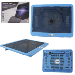 Suporte Para Notebook Azul Com Cooler e Iluminação MB TECH GB54197 GB54197 MB TECH