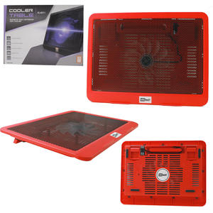 Suporte Para Notebook Vermelho Com Cooler e Iluminação 1000 RPM GB54197 MB TECH