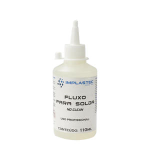 Fluxo Para Solda No Clean 110Ml Fluxo Para Solda IMPLASTEC