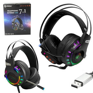 Headphone Gamer Pc Com Microfone 7.1 Preto SH-FO-Q10 SHINKA