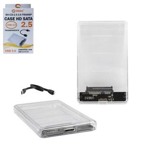 Case De Gaveta USB 3.0 HD 2.5 Sata Externo Transparente Sortido SHINKA SH-CS-2.5 SHINKA