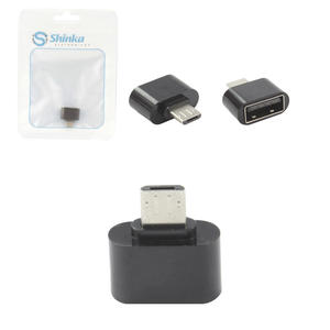 Adaptador OTG V8 Macho Para Usb Fêmea SHINKA AT-V8-OTG SHINKA