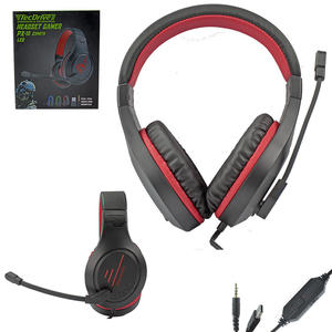 Headphone Gamer Cabo 2.20M Ps3/Ps4/Xbox One Vermelho PX-10 TEC DRIVE