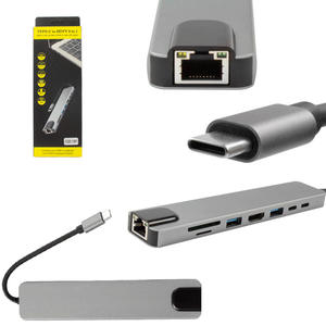 Adaptador USB Hub Extensor Type C 8 em 1 BYL-2017L 1381 GENERICO