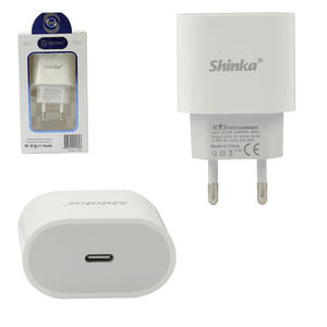Carregador para Tomada USB-C De 20W USB-C SH-FT-C SHINKA