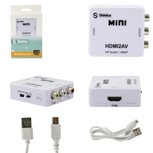 Adaptador Conversor Hdmi Para Rca Video Composto Av HDMI2AV SHINKA HDTV2AV SHINKA