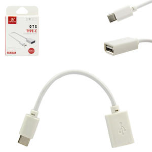 Cabo Conector OTG USB-C Para USB 10 Centímetros KA-30-TY KAPBOM KA-30-TY KAPBOM