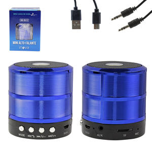 Caixa De Som Bluetooth 5W Com Sd Card P2 Usb Para Atender Chamadas Azul INOVA RAD-B5312 RAD-B5312 INOVA