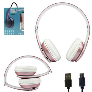 Headphone Sem Fio Versão V2.1 Rosa Anatel FON-2201 INOVA