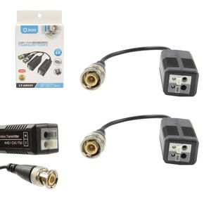 Conector de Video Balun Duplo Passivo Distancia de 400 Metros Colorida E 600 Metros LT-AD020 LOTUS