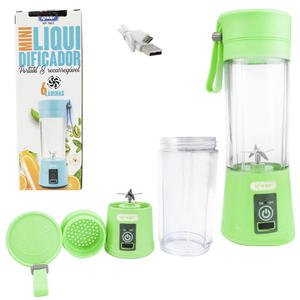 Mini Liquidificador Portátil Recarregável 380ML Verde KNUP KP-TA01 KP-TA01 KNUP