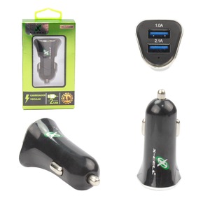 Carregador Veicular Com 2 Entradas Usb 3.1A Preto XC-V7USB X-CELL