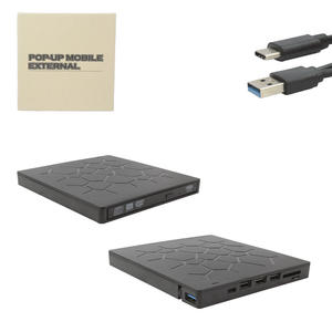 Leitor / Gravador De Cd / Dvd-Rw Externo USB 3.0 USB-C Com Entrada Usb / Sd / Micro Sd DG-325C DEX