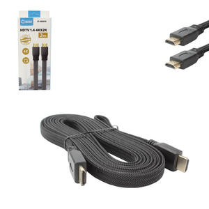 Cabo HDMI 1.4 4k Macho Para Macho Achatado 3 Metros LT-HD010 LOTUS