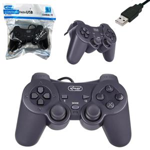 Controle Joystick Com Fio USB 2.0 PC Computador KP-CN701/S KNUP KP-CN701/S KNUP
