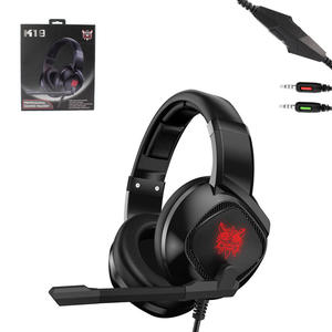 Headphone Gamer Preto Com Rgb Cabo P2 / Usb 1.80 Metros K19 ONIKUMA