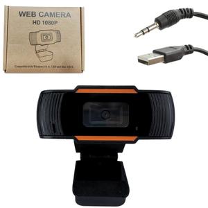 Webcam Com Microfone Integrado USB Full HD 1080p WEBCAM GENERICO