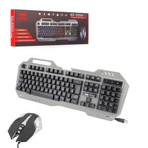 Kit Teclado e Mouse Usb Cinza KP-2054 KNUP KP-2054 KNUP