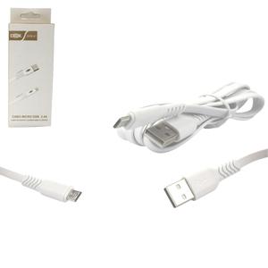 Cabo USB V8 2.4A Emborrachado 1.20 Metros DEX DCB-21 DEX