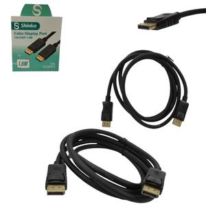 Cabo Displayport Macho Para Macho 1.80 Metros 4K CB-DIS/DIS SHINKA
