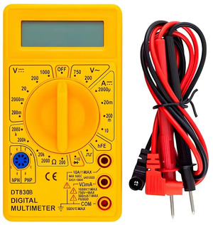 Multímetro Digital Profissional Portátil DT-830 EXBOM
