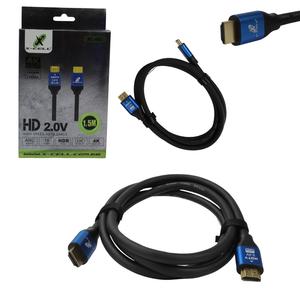 Cabo HDMI 4K Ultra HD 1,5 Metros 2.0V Tripla Blindagem XC-4K1 X-CELL