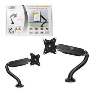 Suporte De Mesa Para Monitor LCD/LED De 13'' até 27'' Articulável SP-11 DEX