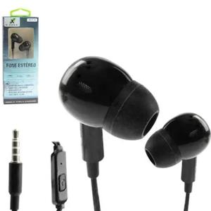 Fone De Ouvido Extra Bass Com Microfone Intra-Auriculares Preto XC-F-14 X-CELL XC-F-14 X-CELL