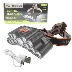 Lanterna Led De Cabeca 11 Leds 1200 Lumens FX-LT-02 FLEX