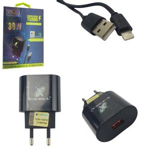 Carregador Usb Para Iphone 30W Turbo 4.0 Cabo de 1 Metro X-CELL XC-UR44 X-CELL