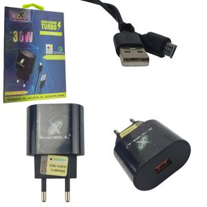 Carregador Usb Para Micro USB 30W Turbo 4.0 Cabo de 1 Metro XC-UR42 X-CELL