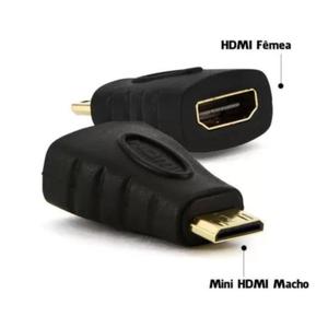 Adaptador HDMI fêmea para mini HDMI macho HDMI EXBOM ADAPT EXBOM