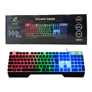 Teclado Gamer Semi Mecânico USB Iluminação RGB XC-TEC-03 X-CELL XC-TEC-03 X-CELL