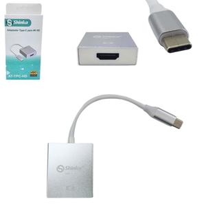 Adaptador USB C para HDMI Full HD 4K 12 Centímetros AT-TPC-HD SHINKA
