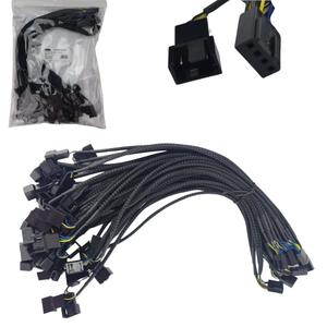 Cabo Adaptador molex Fan Para MB Pinos 4-1 0,27Cm Pacote Com 10 cm-16 DEX