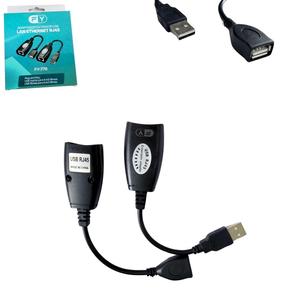 Adaptador Extensor USB 50 Metros Via Cabo de Rede FY FY-776 FY-