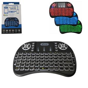 Mini Teclado Wireless Led Com Touchpad KP-2048 KNUP KP-2048 KNUP