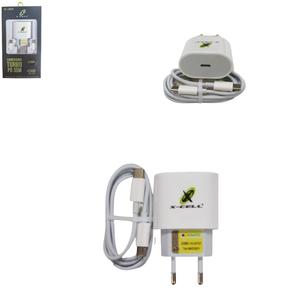 Carregador De Tomada USB-C Com Cabo USB-C Para USB-C 6.0A 30W Anatel XC-UR28 30W X-CELL