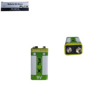 Bateria 9V Zinco 1un FX-9Z1A FLEX