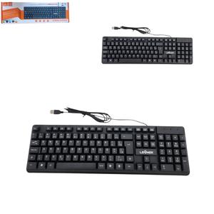 Teclado USB 107 Teclas Macias Cabo 1,35 Metros LEY-1584 LEHMOX