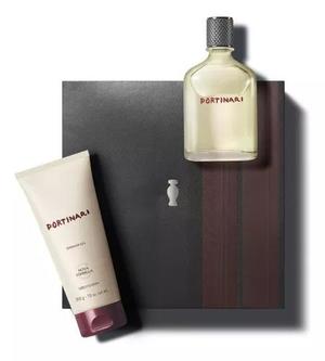 ESTOJO PORTINARI 3 ITENS: 1 PORTINARI COLONIA 100ml+ SHOWER GEL 200G+FRASQUEIRA PREMIUM PRETA 574544 BOTICARIO