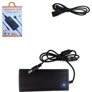 Fonte De Alimentação 12v/5.A Com cabo de força Entrada : AC 110V-220V 50/60hz 12V 5A GENERICO